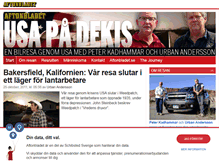 Tablet Screenshot of amerika.aftonbladet.se