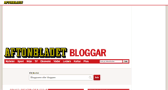 Desktop Screenshot of bloggar.aftonbladet.se