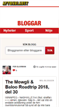 Mobile Screenshot of bloggar.aftonbladet.se
