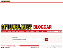 Tablet Screenshot of bloggar.aftonbladet.se